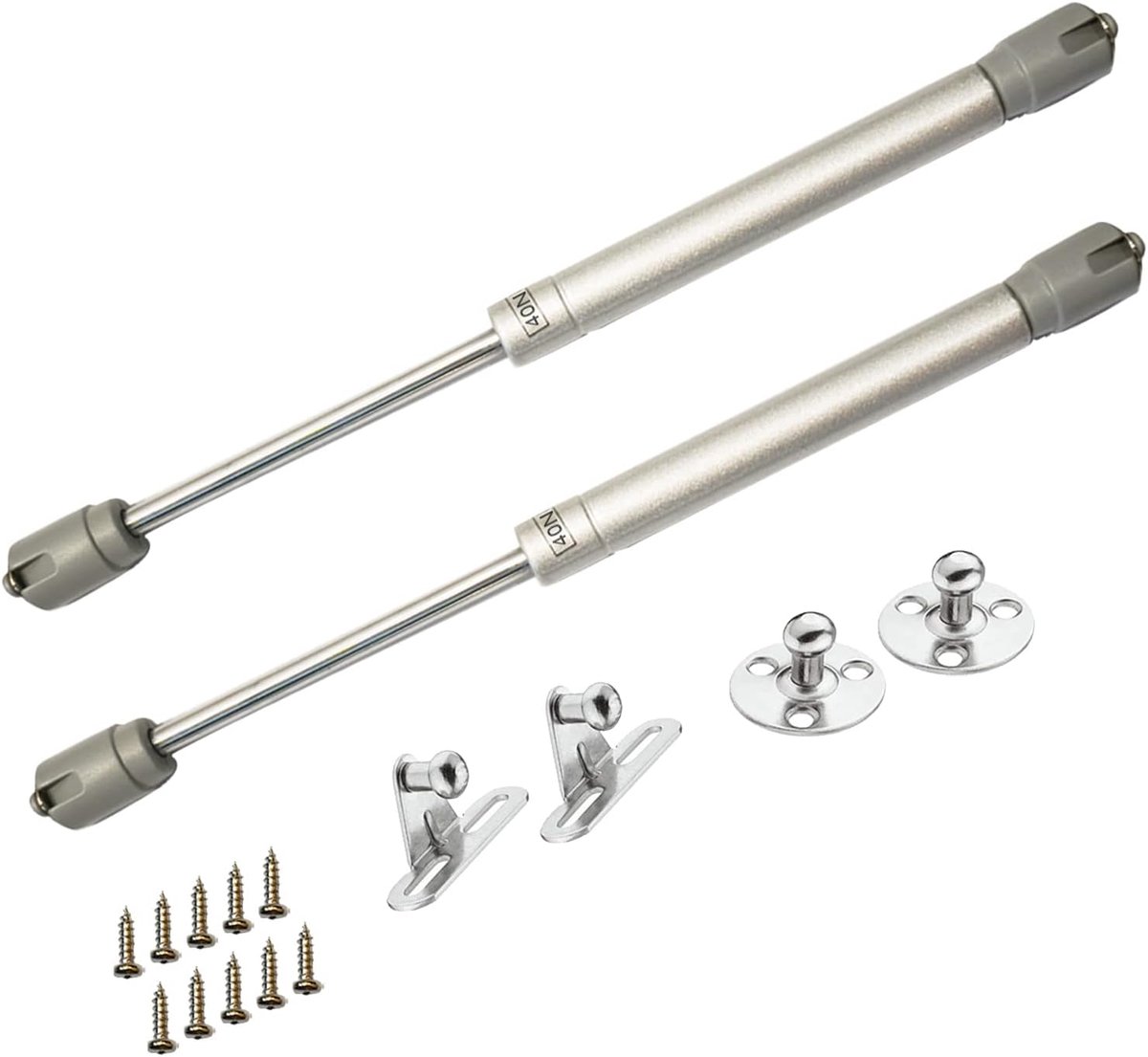 Lente 2 Stks Gas Strut Lift Verblijf Ondersteuning voor Keuken Kast Deur Zachte Sluiten Scharnier 40N