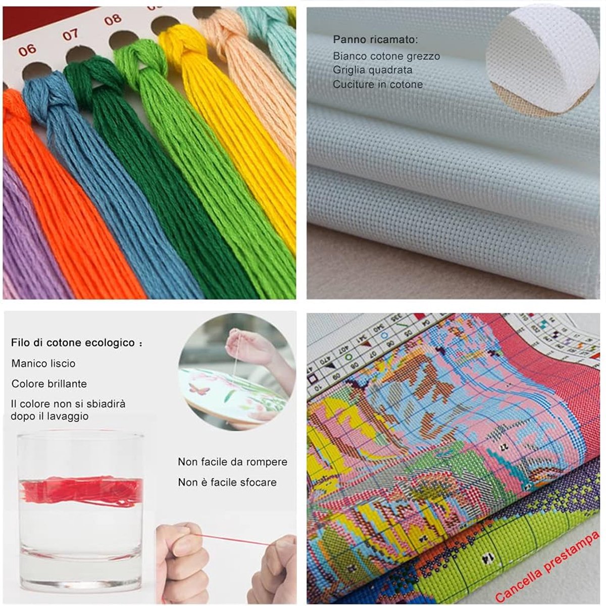 kruissteek borduurset, compleet assortiment voorgedrukte starterskits - een luie kat in een boom, 27 x 39 cm