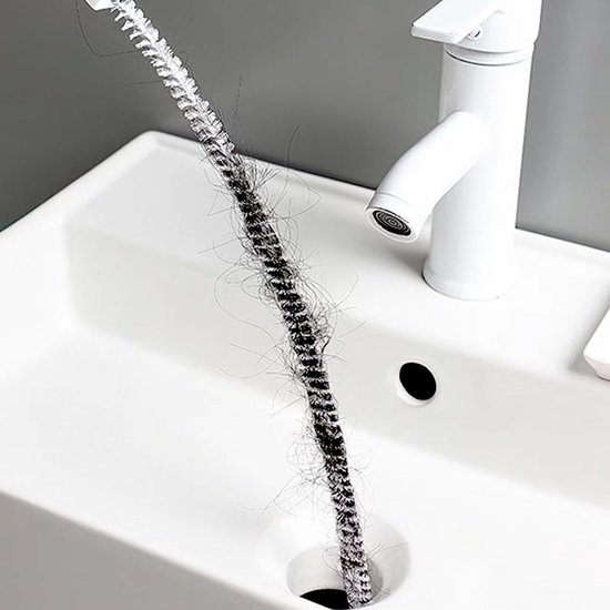 5 stuks flexibele grijper gereedschap klompen verwijderaar afvoer toilet ontblocker sanitair — afbeelding 5