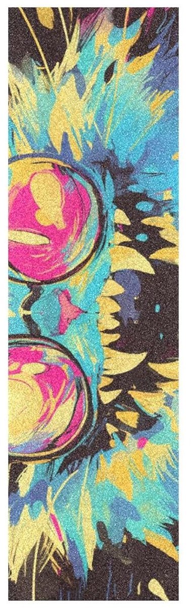 Skateboard Grip Tape Scooter Griptape Skateboarden Waterdicht Ontwerp 33 x 9 Inch Gothic Kat