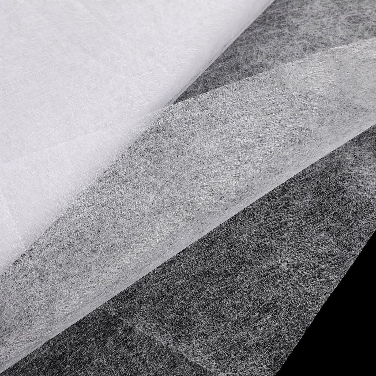 dubbelzijdig hechtend, 40 cm × 11 m, licht strijkvlies, dubbelzijdig strijkvlies voor versterking, inlegstof om op te strijken, voor naaihandwerk, knutselen, doe-het-zelf, borduurwerk