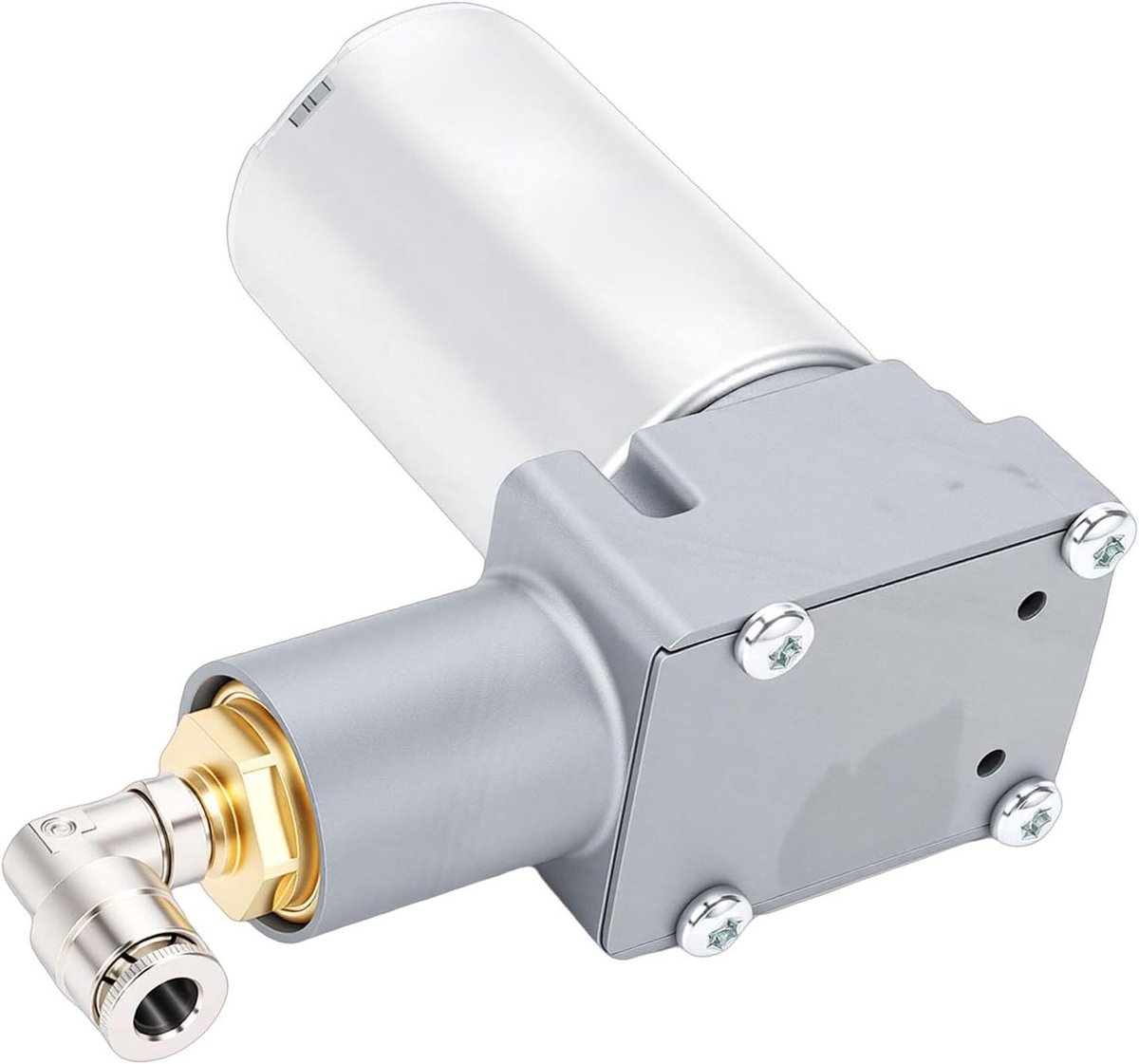 Luchtstoel Compressor - Stoel Versteller - Comfort Verbeteren - Laag Geluid Metaal - DC 24V - Zilver