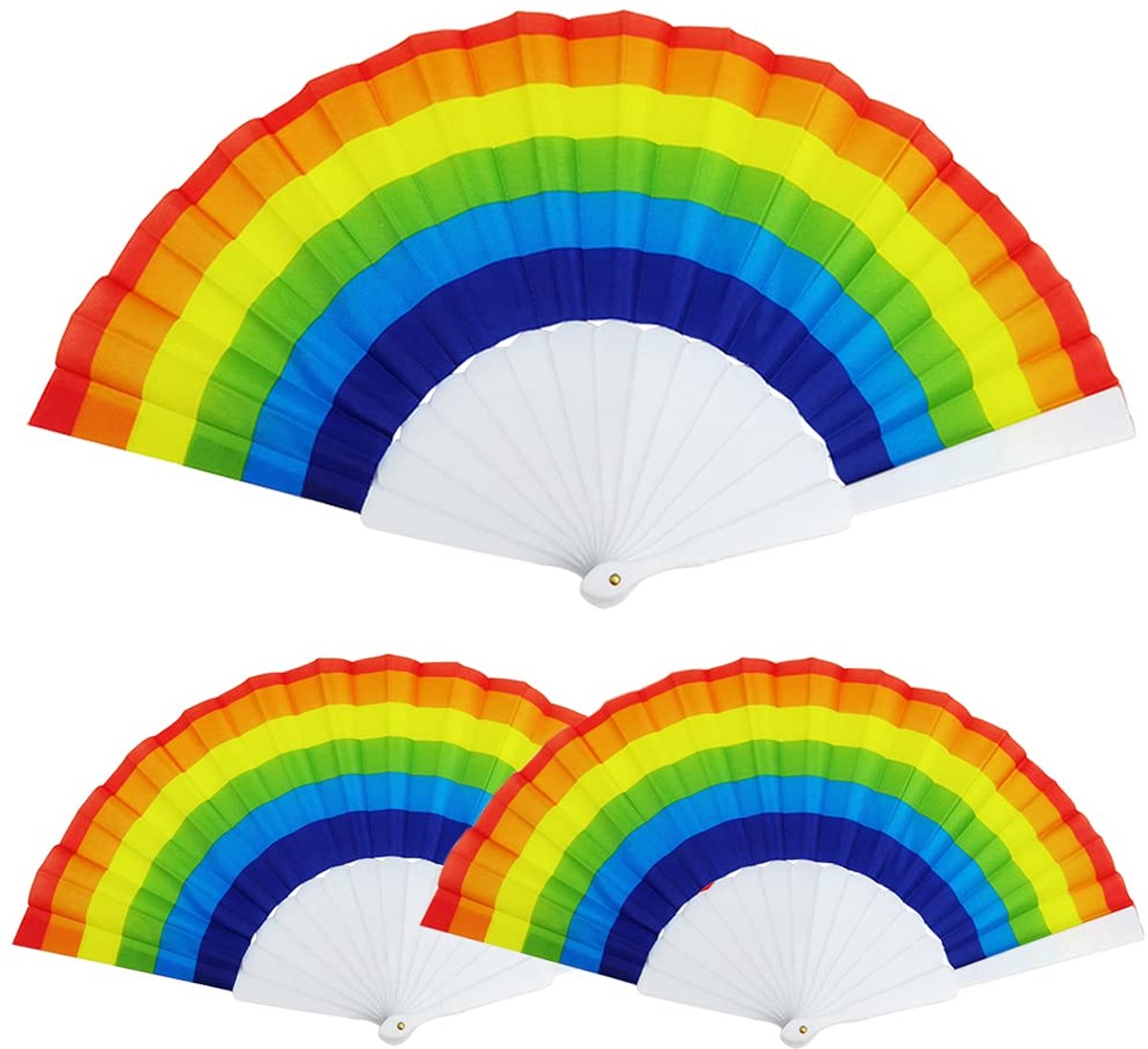 waaiers, regenboogwaaiers, opvouwbaar, geschenken, bruiloft, feest, decoratie, feestdecoratie, doe-het-zelf