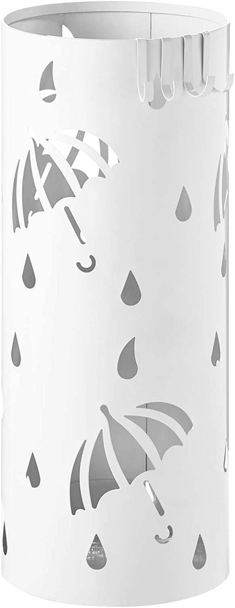 SureDeal® - Paraplubak - Ronde wateropvangbak - 49x49x20 cm - Wit