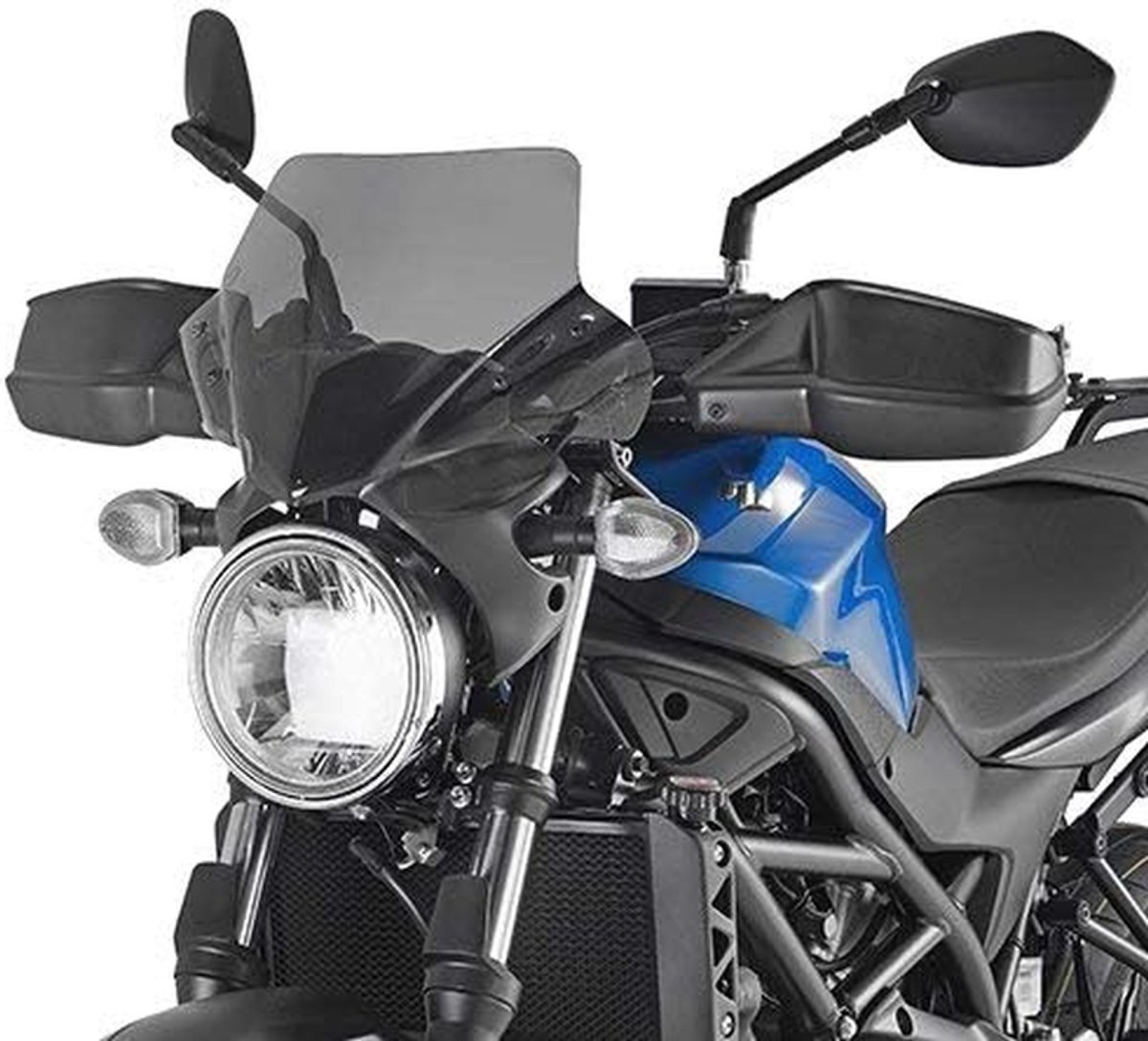 Getinte Voorruit - Motorruit Windscherm - Motorrijden Bescherming - Voertuigspecifieke Pasvorm - 360x285 mm - Getint