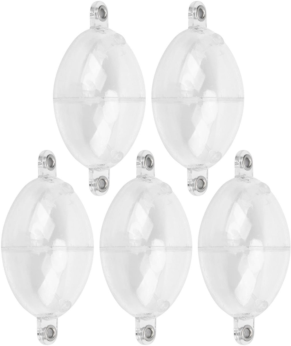 5 Stks Visvlotter Vissen Bubble Dobbers Vissen Drijvende Controller Visserijvlotter Bal(Transparant)