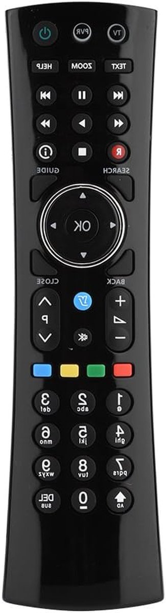 Universele Afstandsbediening - Reserve Bediening - Tv Bediening - Ergonomisch Ontwerp - 10 Meter Bereik - Zwart