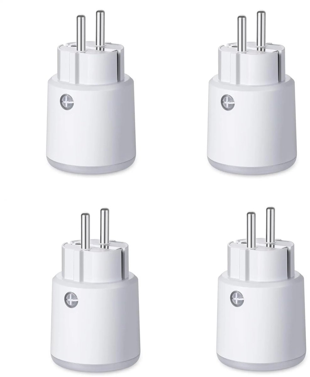 SnelShoppen - Zigbee Smart Socket met Timer, Energie Monitoring, Slimme Stopcontact voor Thuis, Ondersteunt Home Assistant, Geschikt voor Keuken en Tu