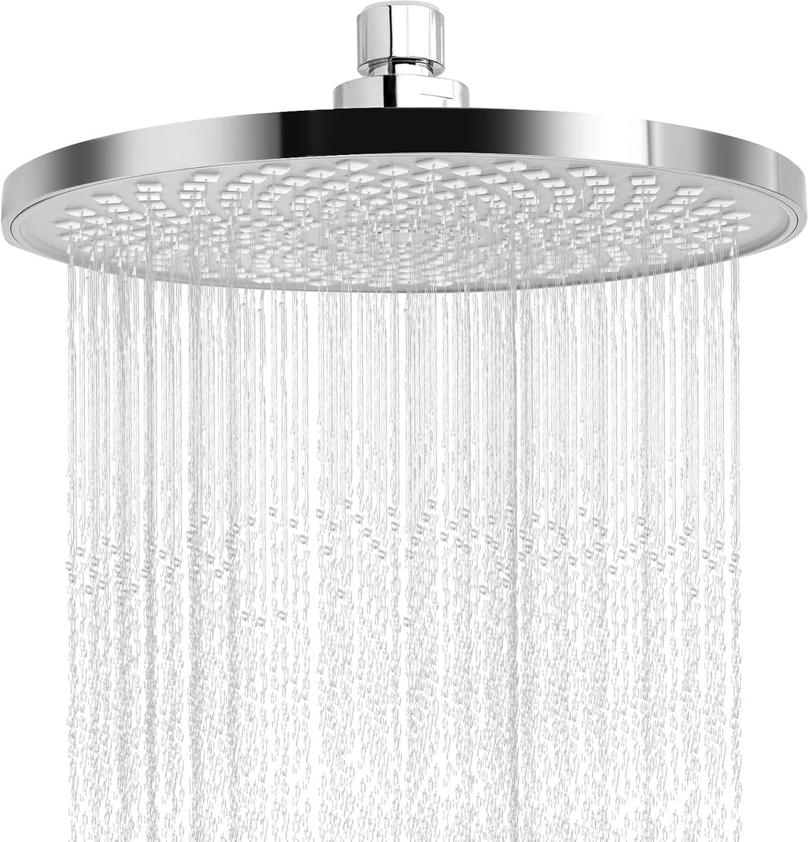SnelShoppen - 22 cm Rain Shower Head - Anti-Lime Rond Vaste Douchekop - 360° Rotatie - Universele Draad 1.2 cm - Chroom Afwerking - Luxe Badkameracces
