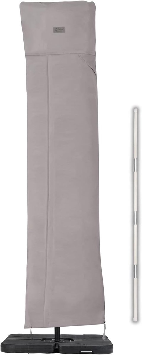SnelShoppen - Beschermhoes voor zwevende parasol 260x65 cm | Waterdicht, UV-bestendig, scheurbestendig | Ideaal voor tuin, camping en buitengebruik