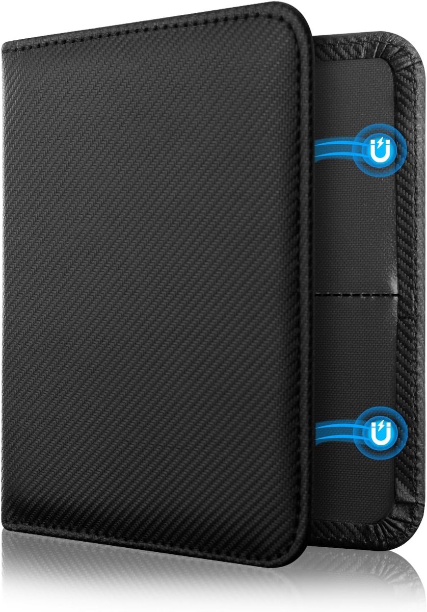 SnelShoppen - Premium Auto Documentenhoes en Verzekeringshouder - Slank Design van PU Leer met Magnetische Sluiting - Organizer voor Voertuigpapieren,