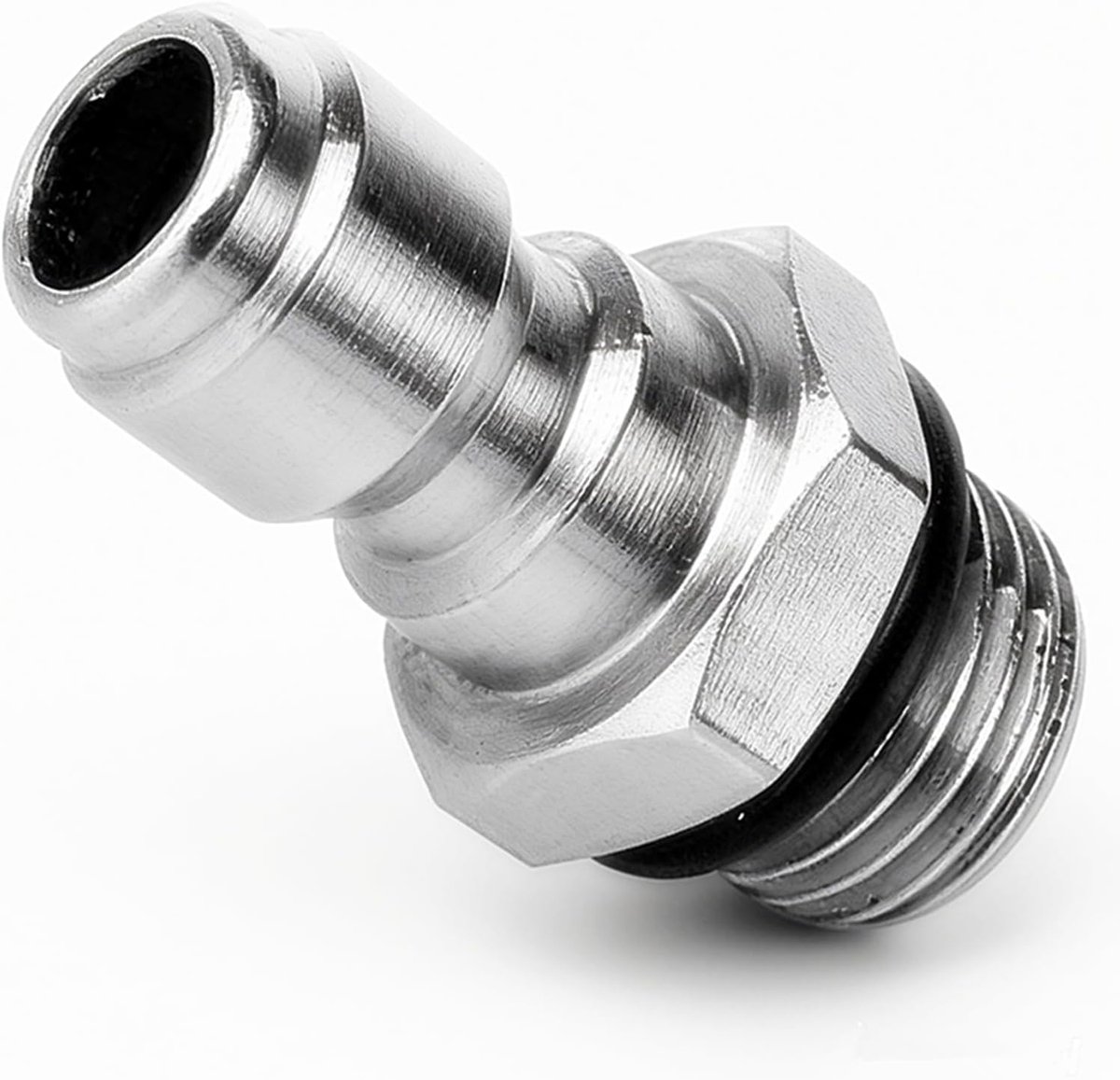 SnelShoppen - Quick Release Plug 1/4 inch Adapter Soap Sprayer voor Hogedrukreinigers - 14mm Manchet naar 1/4 Inch Snelkoppeling - RVS Coupling voor S