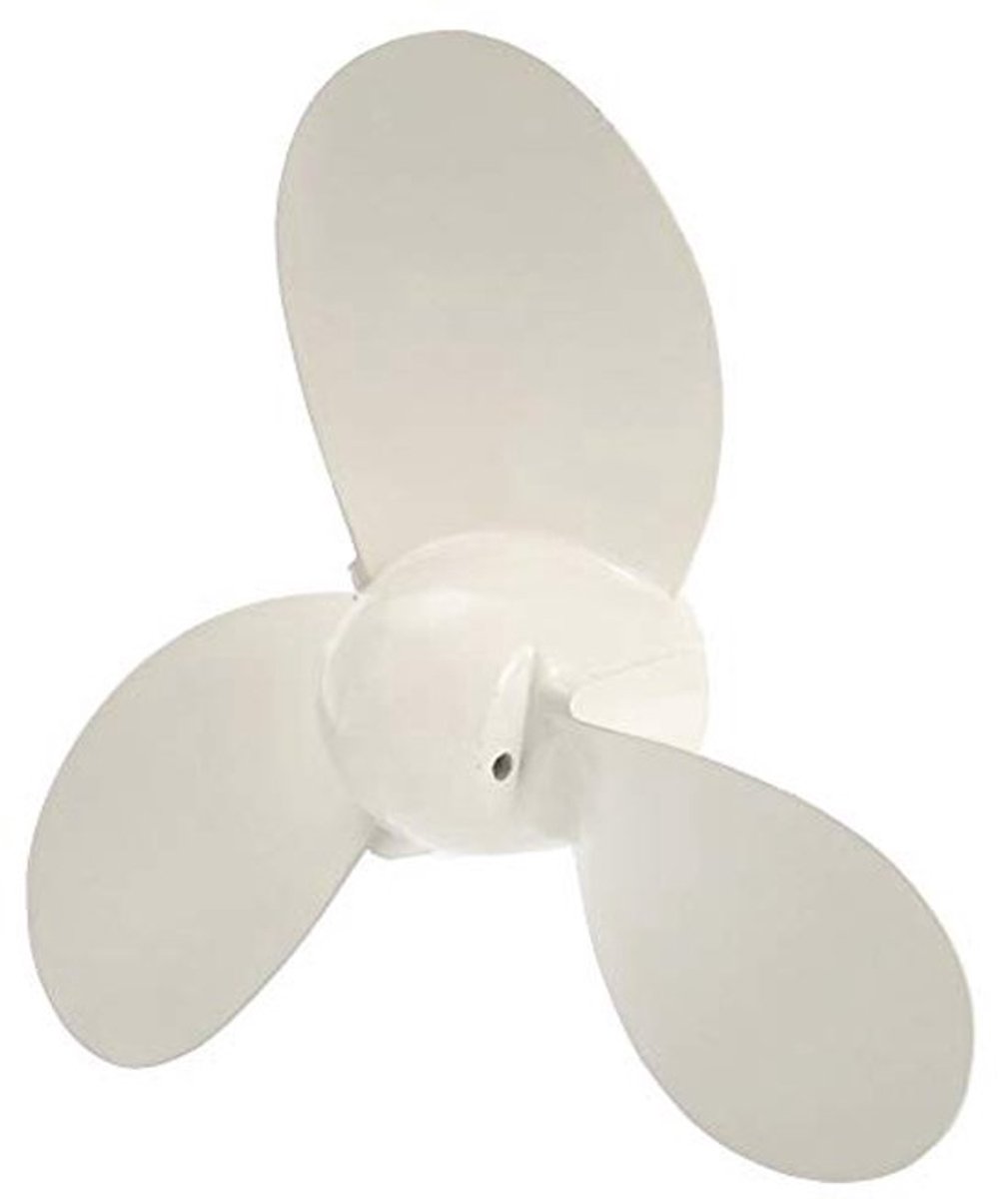 Motorpropeller: Dioche Boot/Jacht Onderdelen 7 1/4X5-A 3-blads aluminium propeller buitenboordmotor voor Yamaha 2-takt 2 pk 2,5 pk