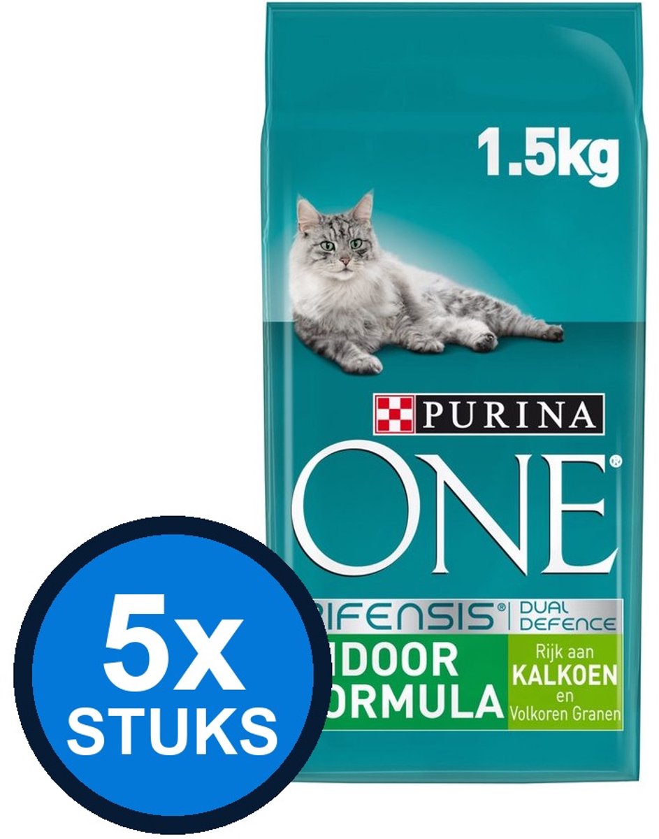 Purina One Purina One - adult indoor kalkoen 1,5kg - Kattenvoer - 1.5 kg
