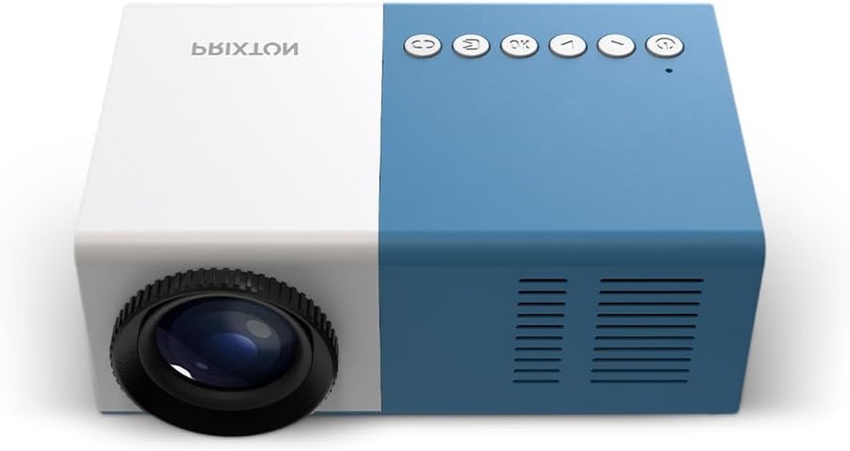 Mini Projector - Draagbare Beamer - Filmavond Thuis - Ingebouwde Speakers - 24 tot 60 Inch - Blauw
