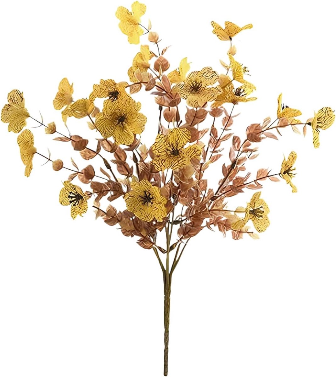 Gedroogde Bloemen - Decoratie Boeket - Ruimtes Aankleden - Weerbestendige Elegantie - 31x16 cm - Stijl A