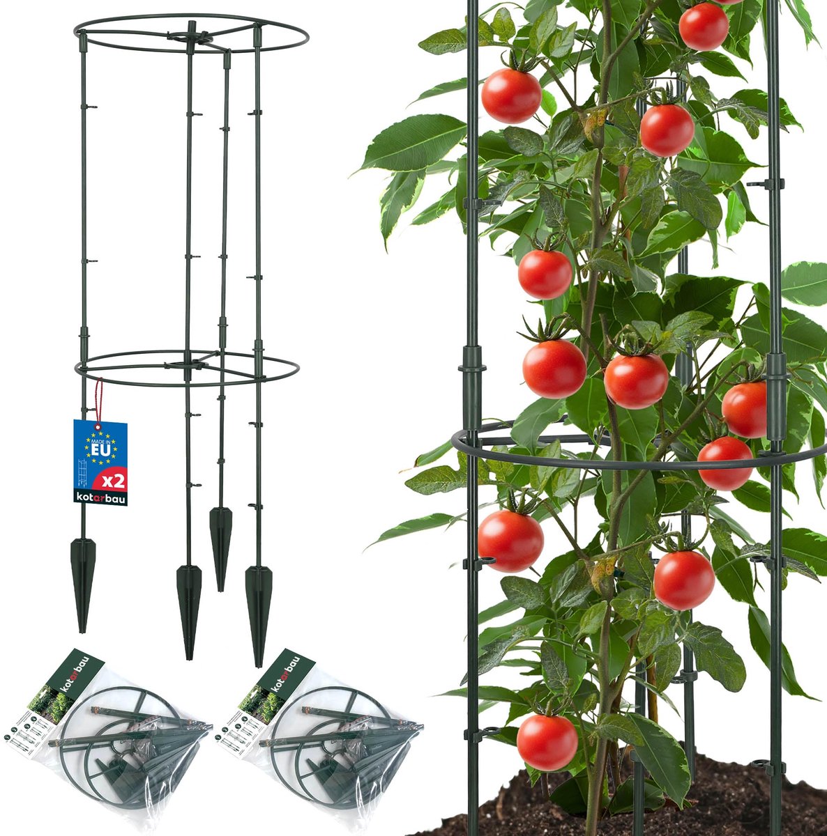 KOTARBAU 2 Stuks Plantensteun, Klimplantensteun, Trellis Voor Klimplanten