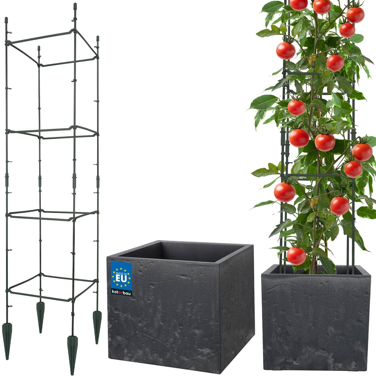 KOTARBAU Bloempot, Plantenpot, Trellis Klimplanten, Plantengeleider