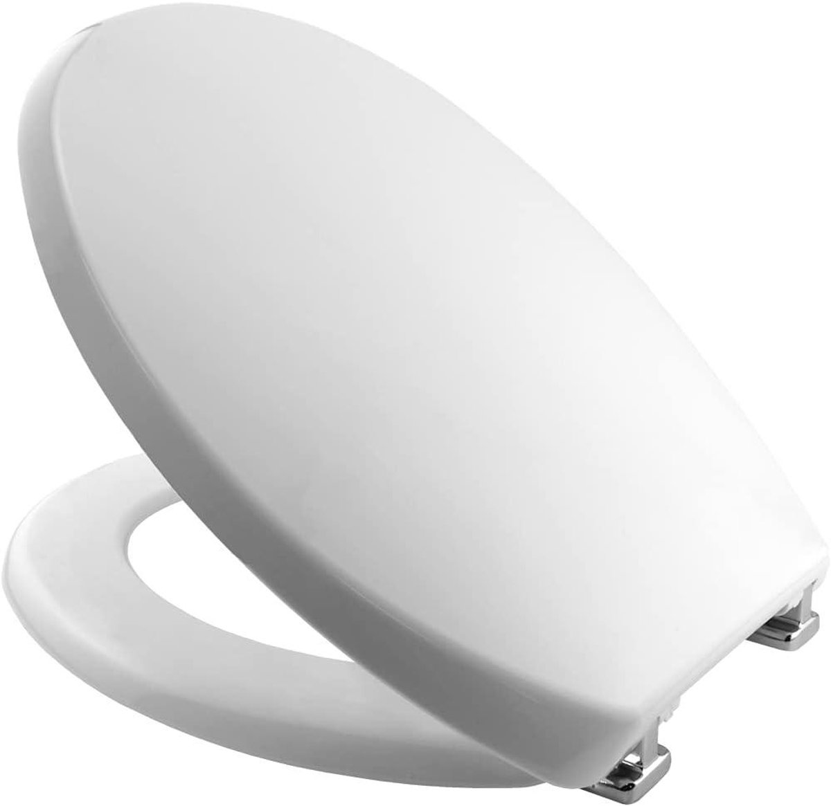 Toiletzitting Kunststof - Moderne Zitting - Badkamer Vernieuwen - Standaard Model - Universele Pasvorm - Wit