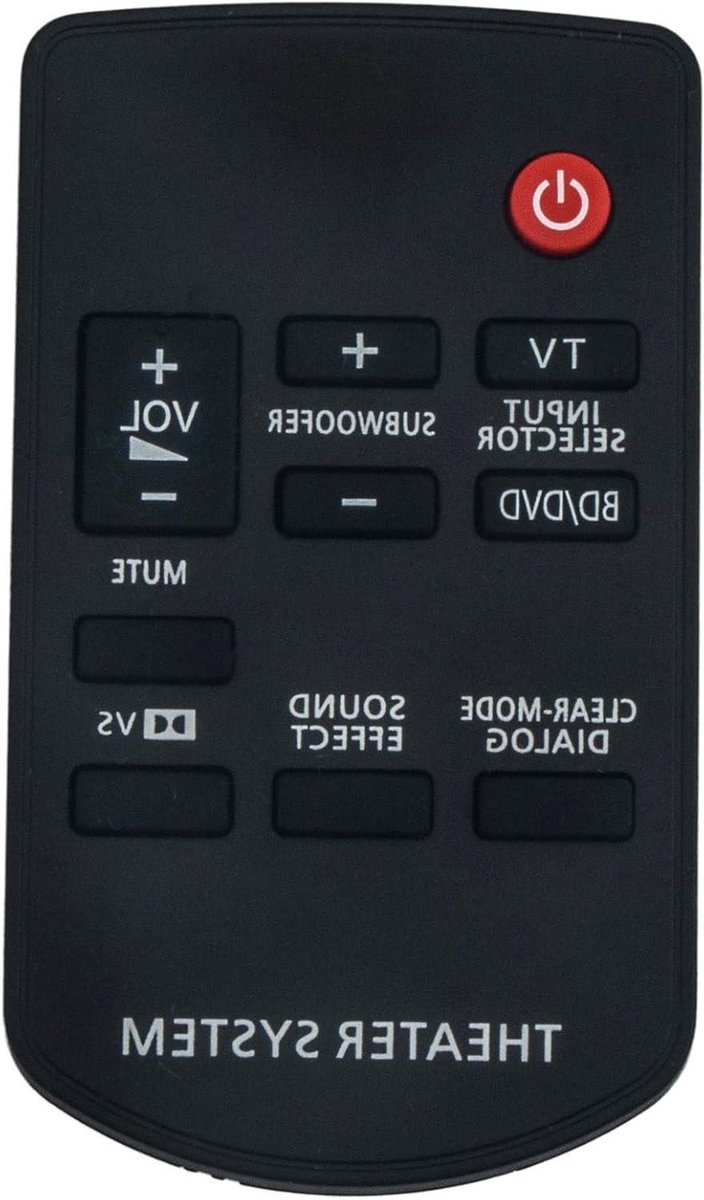 Vervangende Afstandsbediening - Universele Bediening - Home Cinema Bediening - Directe Compatibiliteit - 10 Meter Bereik - Zwart