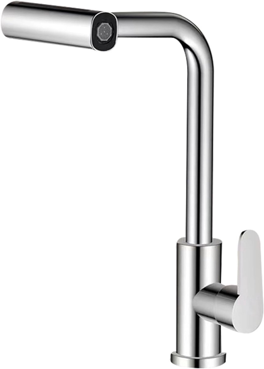 Keukenkraan Grohe - Keukenkraan Uittrekbaar - Draaikraan - 4 Wateruitlaatstanden - Zilver