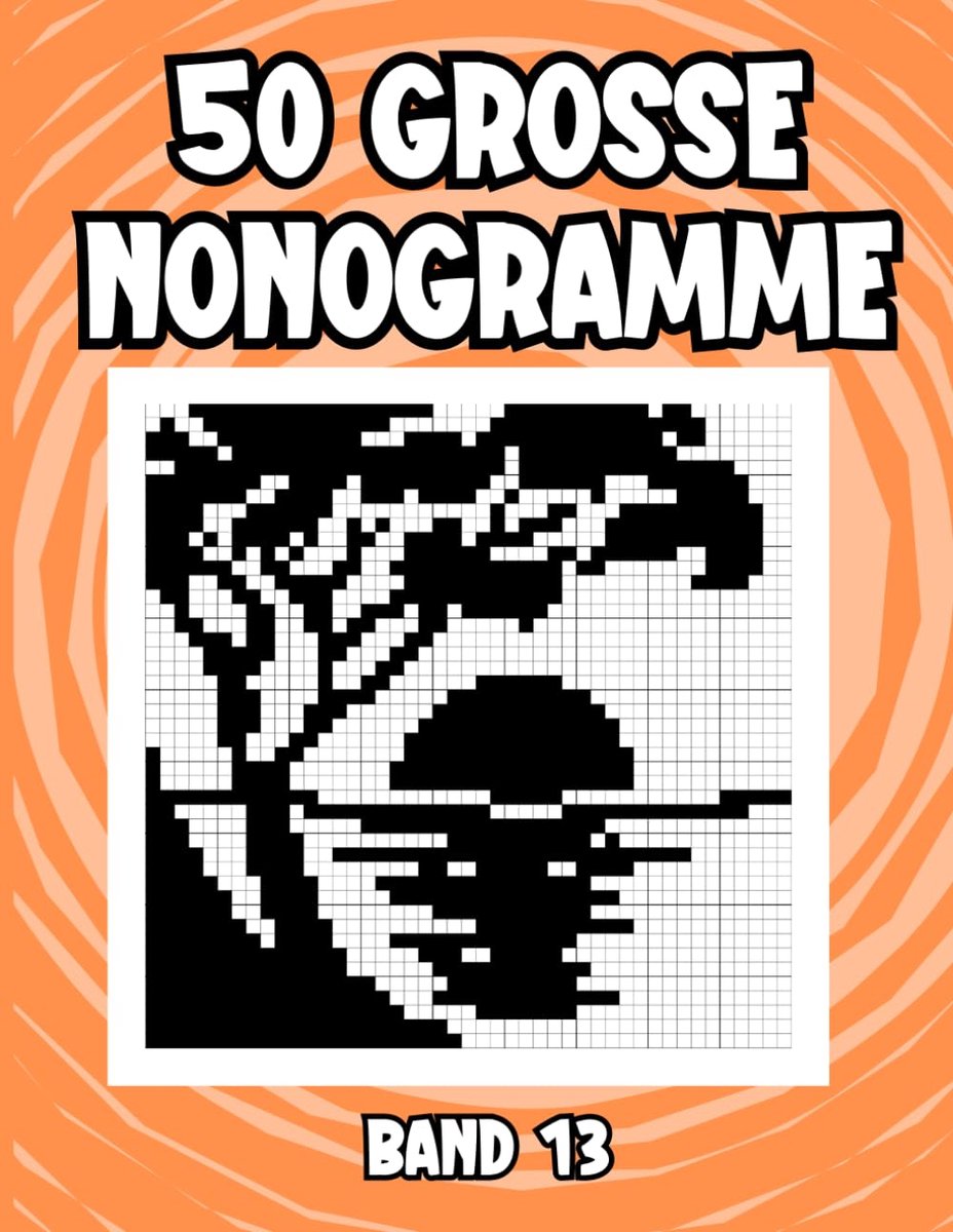 SnelShoppen - 50 Grote Nonogrammen Band 13: Logische Japanse Puzzels voor Beginners en Professionals, Ideaal voor Thuis en onderweg, Perfect voor Puzz