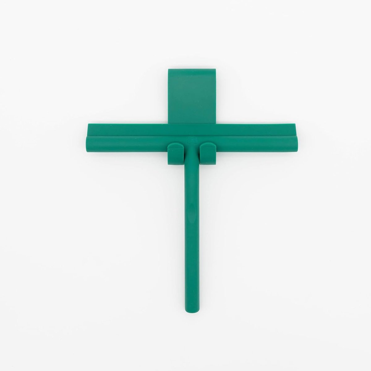 SnelShoppen - Klara Douchewisser Silicone - Streepvrij Design Trekker voor Douchecabines en Gladde Oppervlakken - Inclusief Houder - Groen
