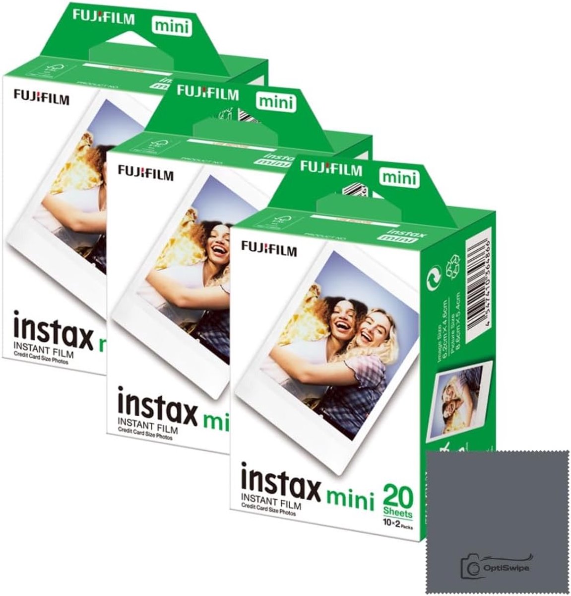 SnelShoppen - Instant Film voor Mini Camera's - 60 Foto's - 10 Vellen x 6 - ISO 800 - Hoge Kwaliteit - Natuurlijke Kleuren - Perfect voor Feesten en H