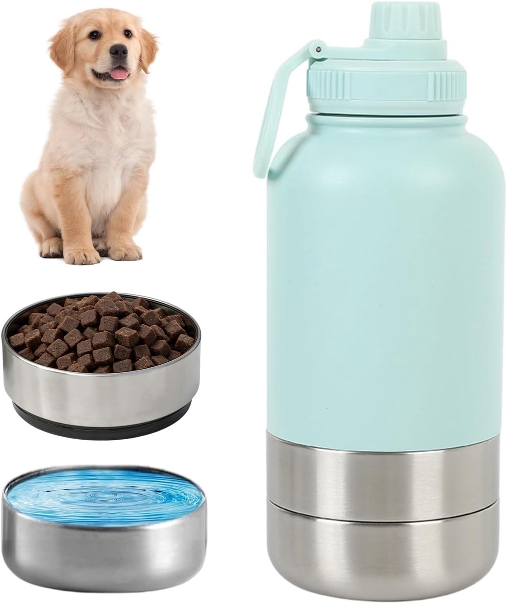SnelShoppen - Portable Dog Water Bottle 950ml - Lichtgewicht Drinkfles voor Honden en Katten - Ideaal voor Reizen, Wandelen en Kamperen - Handige Drin