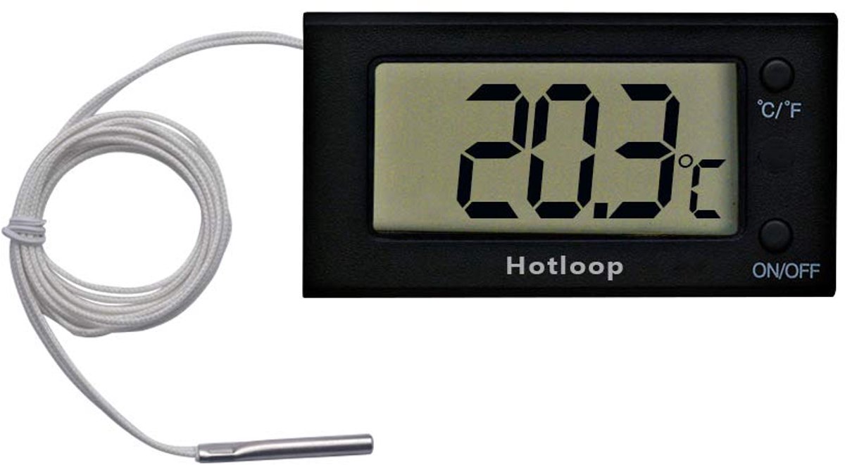 SnelShoppen - Digitale Oventhermometer met Sonde, Vleesthermometer tot 300 °C, Grillaccessoires voor Keuken, Braden, Grillen, Pizza Maken