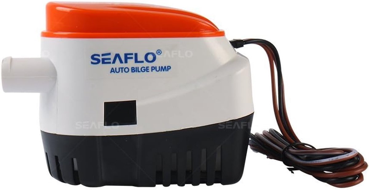 SnelShoppen - 12V 750GPH Automatische Onderwaterpomp - Volautomatische Submersible Elektrische Pomp met Vlotter Schakelsysteem, Compact en Efficiënt v