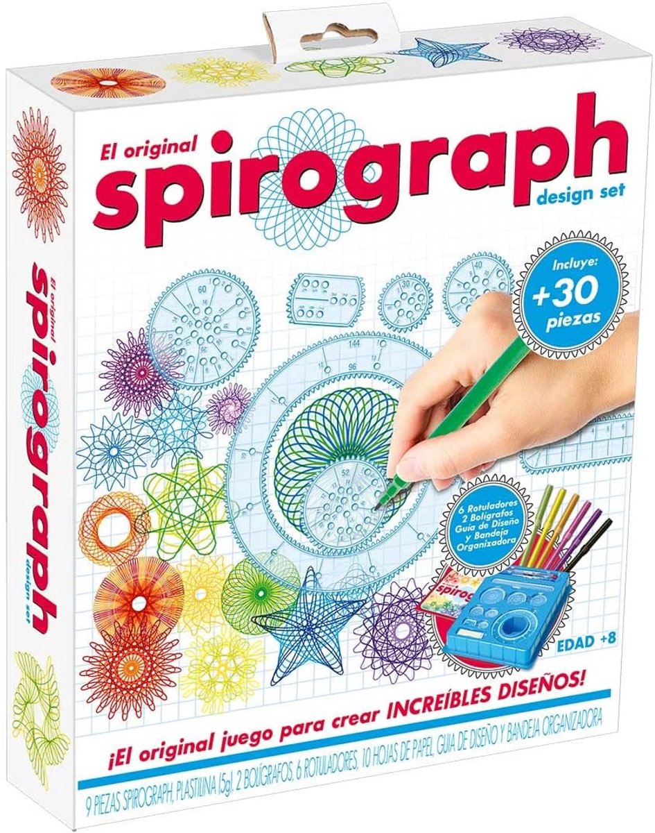 SnelShoppen - Spirograph Teken Set voor Kinderen en Volwassenen | 30-delige Creatieve Geometrische Tekenaccessoires | Perfect voor Kunst en Wiskunde