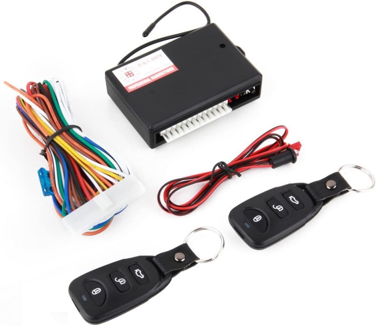 SnelShoppen - Universele Auto Alarm Systemen - Centrale Kit Anti Diefstal Beveiliging - Deurslot Keyless Entry Systeem - Centraal Slot met Afstandsbed