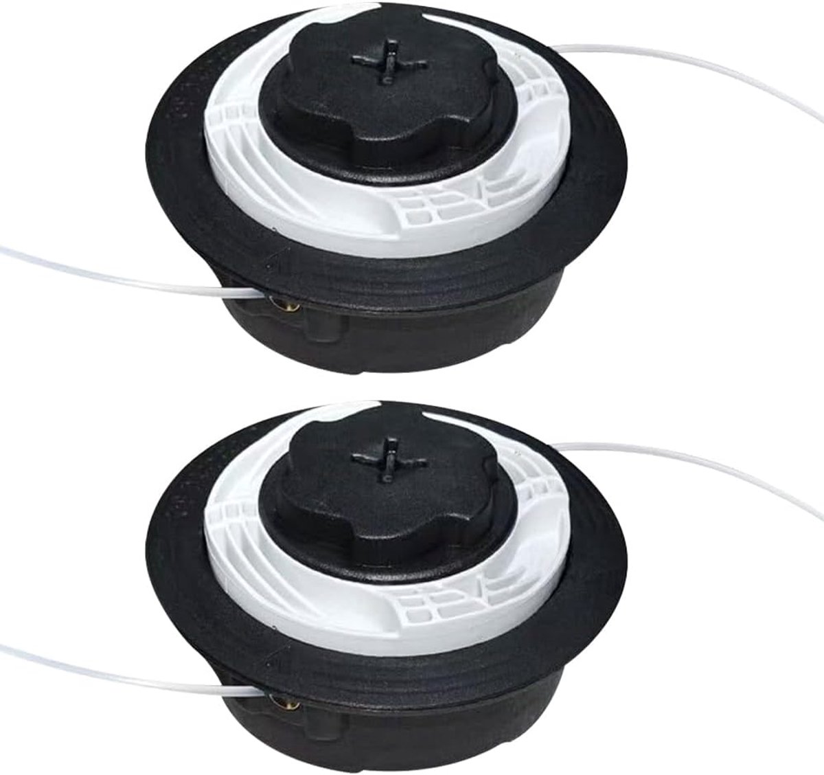 SnelShoppen - 2 x Autocut C6-2 Brush Cutter Head - Hoge Kwaliteit Nylon Maaikop - Duurzaam, Sterk en Slijtvast - Voor Tuin, Landschap en Grondonderhou