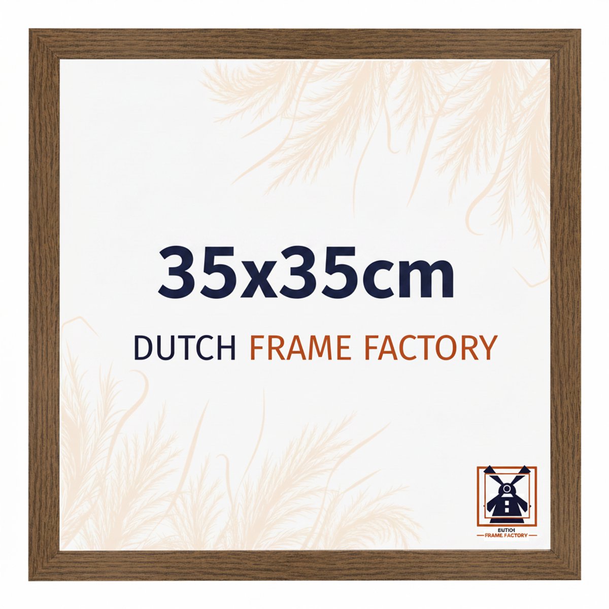 Fotolijst 35x35 cm - MDF - Eiken Rustiek - Benno