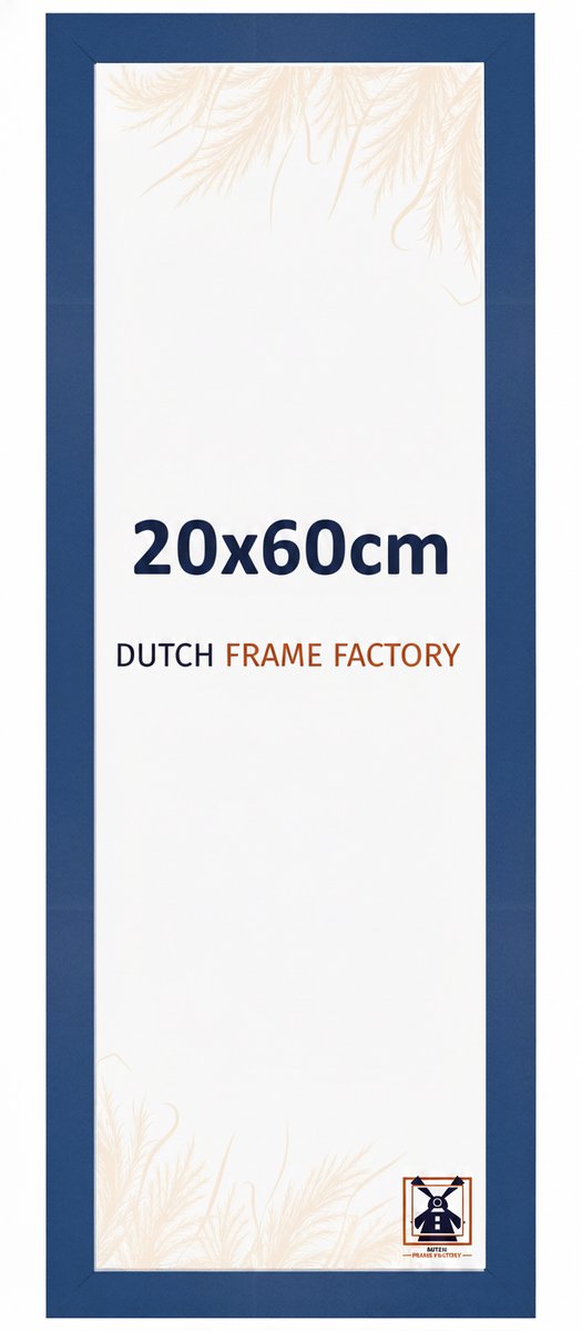 Fotolijst 20x60 cm - MDF - Donkerblauw - Benno