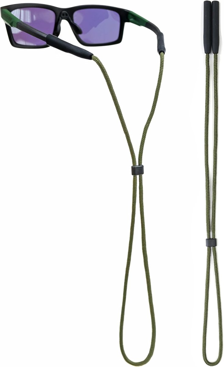 Thijox - 80Days Verstelbare Brilband voor Bril en Zonnebril, Nylon Houder met Siliconen Handgrepen, Veilige Pasvorm voor Kinderen en Volwassenen, Idea