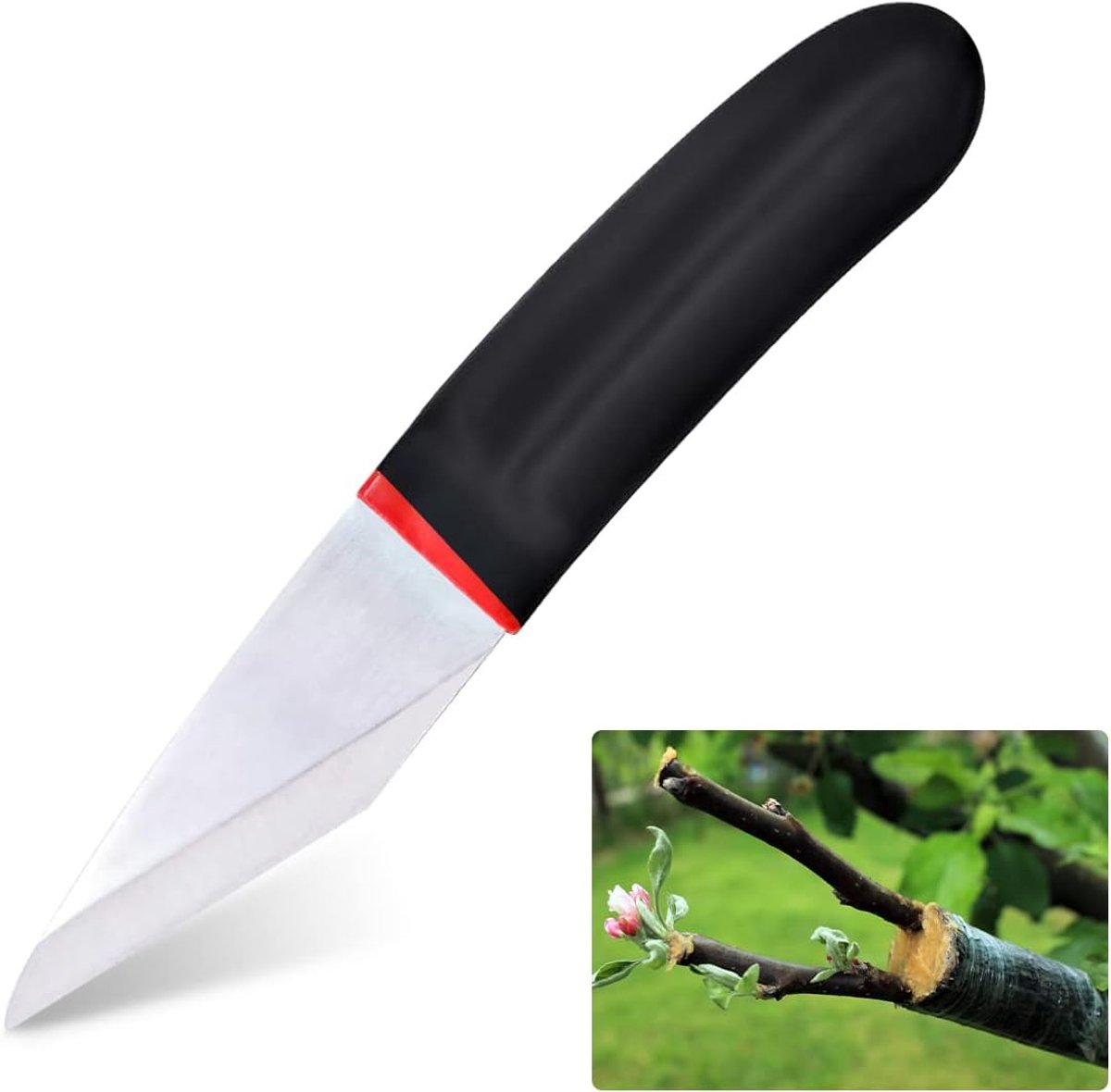 SnelShoppen - Multifunctioneel Oculeermes Roestvrij Staal voor Tuinieren, Knoppen, Fruitbomen, Kunst, Picknick - Ergonomisch Tuingereedschap