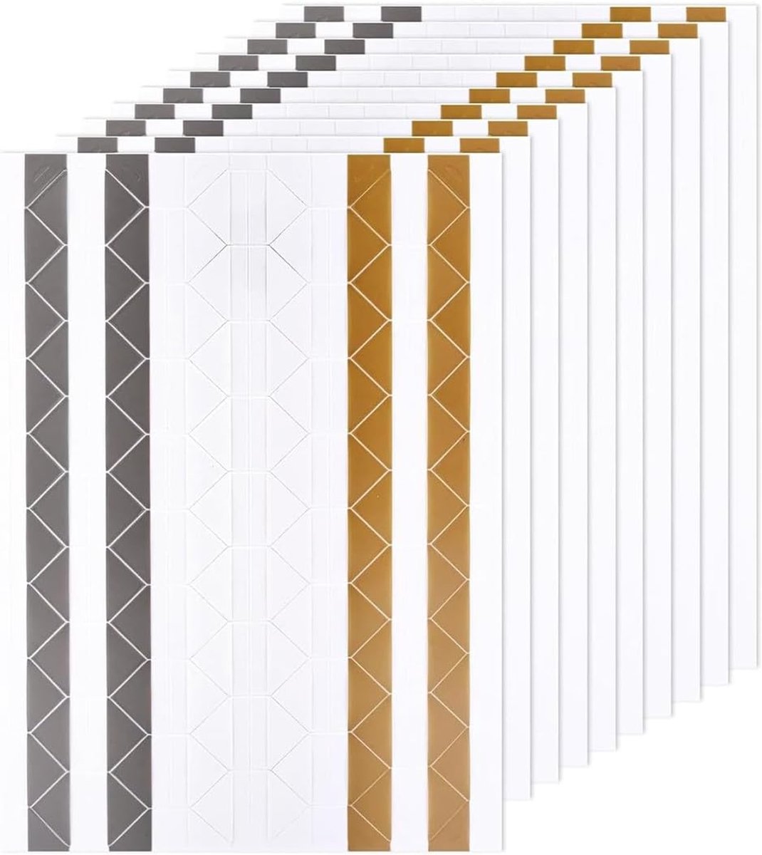 SnelShoppen - 1020 Stuks Fotohoeken en Fotostickers van PVC voor Fotoalbums, Scrapbooking, DIY, Dagboeken, Kunst- en Fotografie-liefhebbers