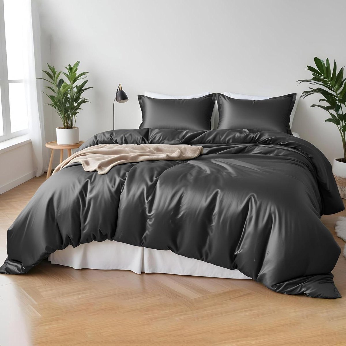 Dekbedovertrekset 4-delig - Bamboe beddengoed - Comfortabel slapen - 100% biologische bamb