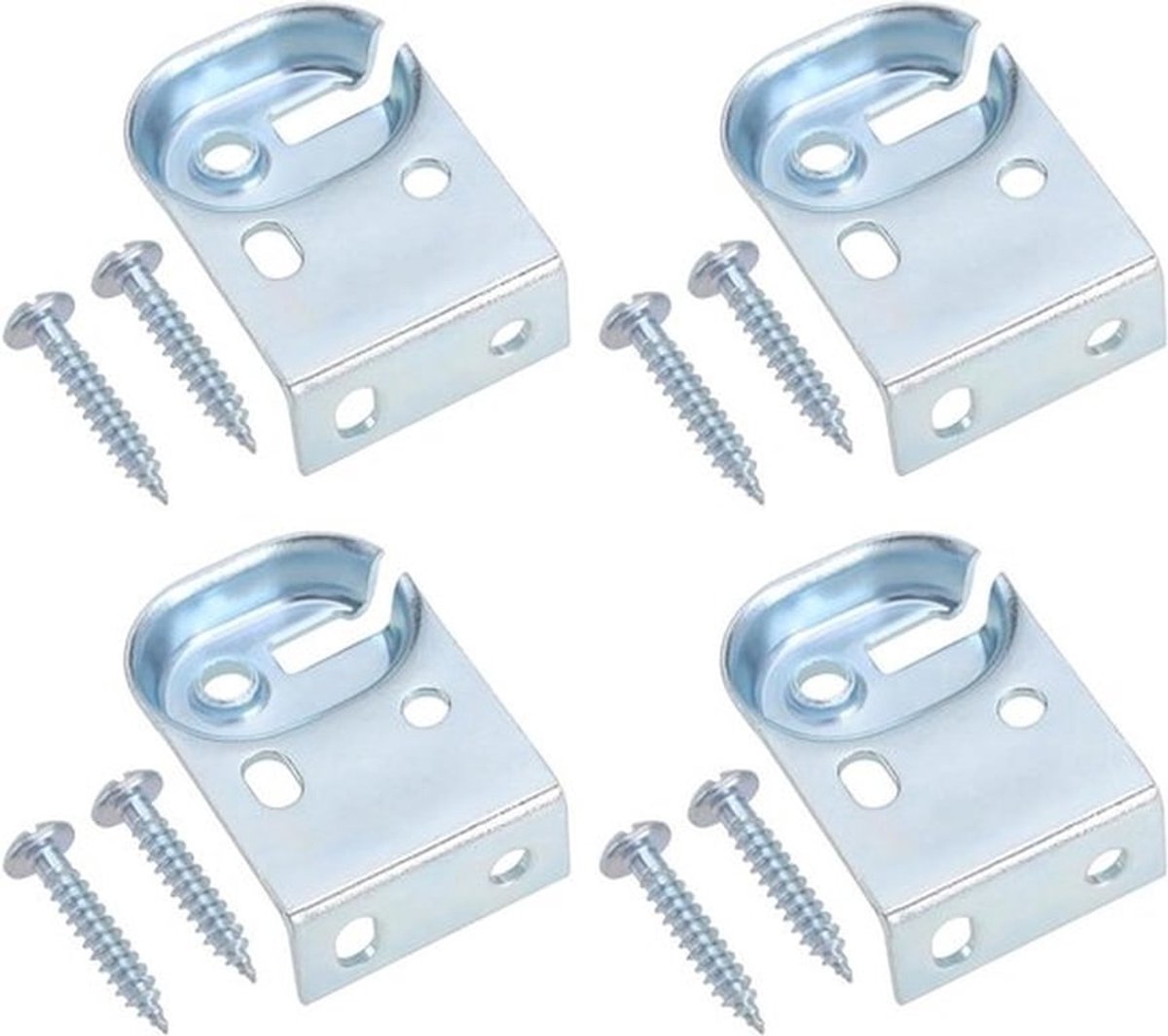 Rolgordijn Montagebeugels - Reparatie Kits - Metalen - Gegalvaniseerd Ijzer - Ramen - Reparatie Onderdelen - Kantoor - Huishoudelijke - 4 stuks - Geschikt voor - Ijzer - Schroeven