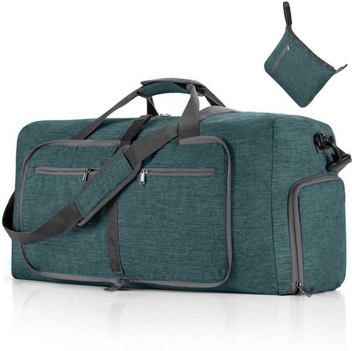 Opvouwbare Reis- en Weekendtas - 65 Liter Capaciteit - Waterdicht Ontwerp - Met Binnenvakken - Ideaal voor Mannen en Vrouwen