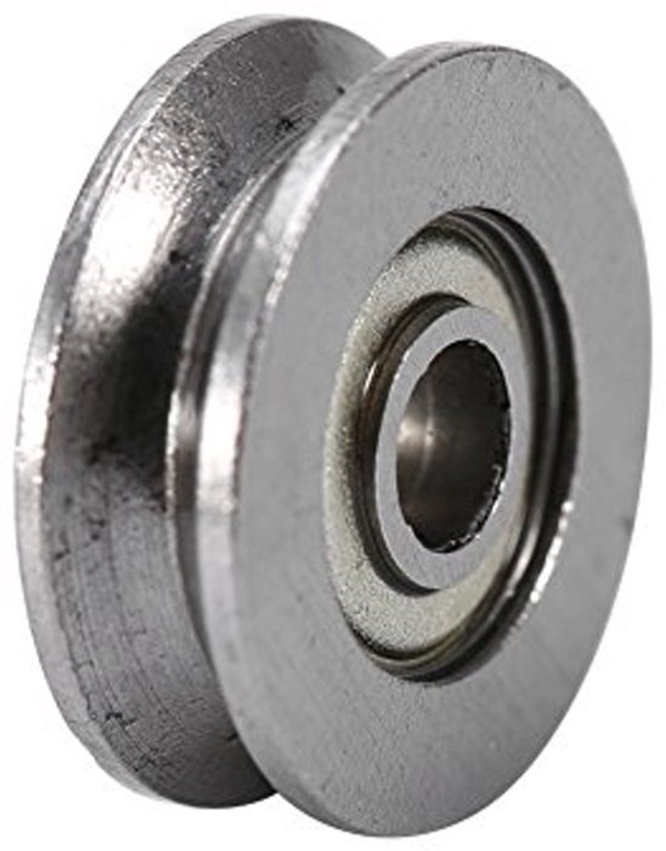 20Stuks V623ZZ Miniatuur Stalen V-Groef Gids Pouley Rail Lager 3x12x4mm Voor Lineaire Rail Beweging