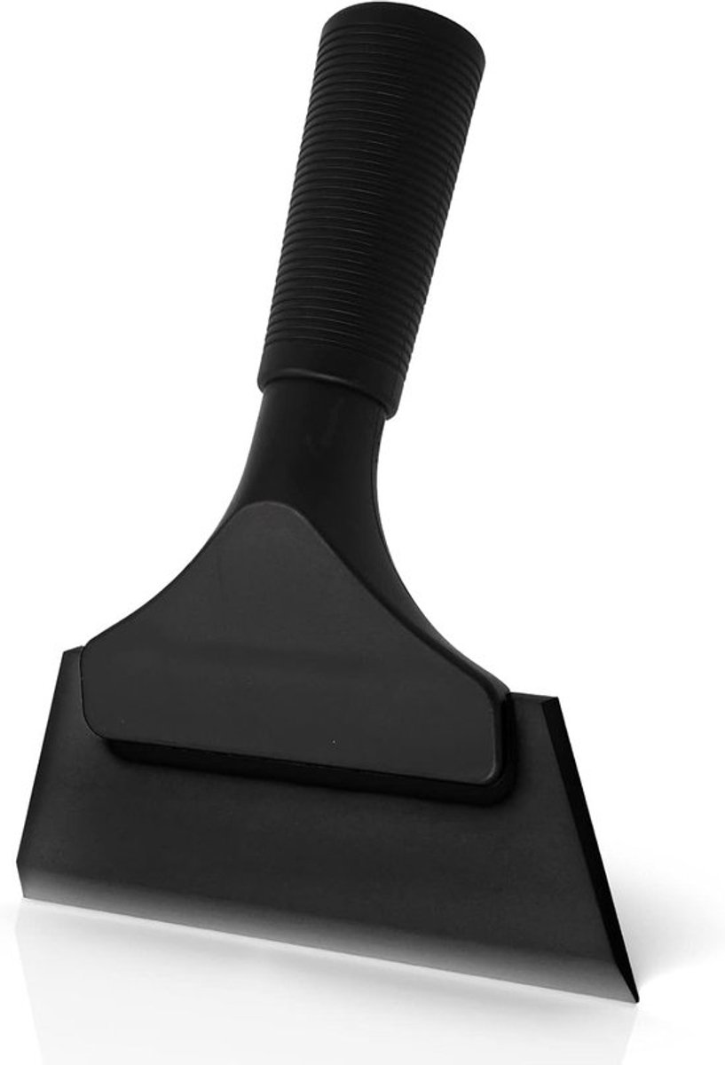 Glazenwasserset - 12.5cm - Douchewisser - Douche Trekker Zwart - Raamwisser - Siliconen raamtrekker - ruitenwisser - voor ramen, auto's, badkamers en douches - Aftrekker