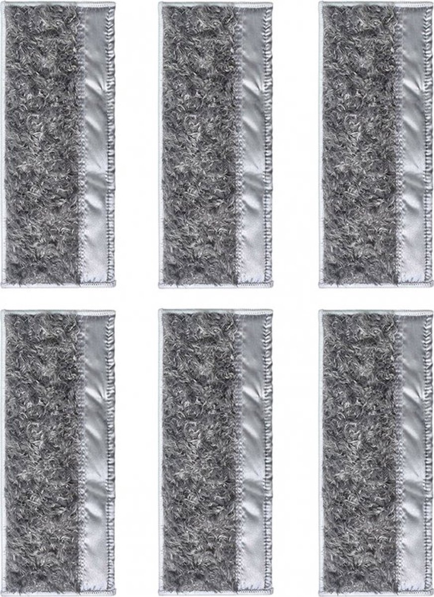 6-pack - Pads voor droog dweilen - Geschikt voor Irobot Braava M6 - Wasbare pads nat dweilen - Robot Mop Vervanging Accessoires - Herbruikbare dweilpads - niet origineel - dweilen pads