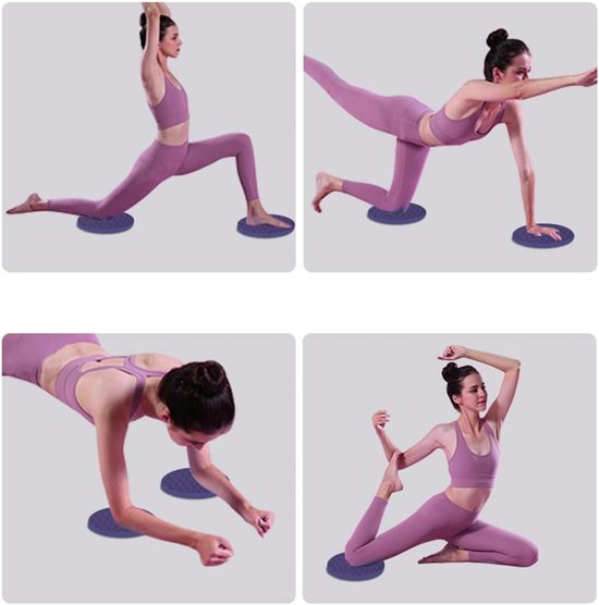SnelShoppen - Dikke Ronde Yoga Kniebeschermers Kussen - Antislip Yogakussen Reis-Yogamat voor Kniepolsen en Ellebogen - Comfortabel en Lichtgewicht, I van Snelshoppen — afbeelding 2