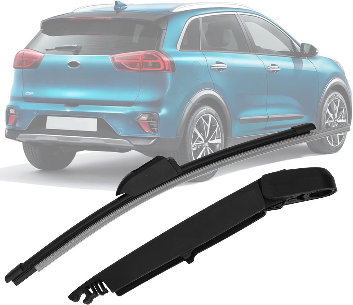 SnelShoppen - Vervangende Achterruitenwisserarm voor KIA Niro 2016-2022 - Waterdichte Ruitenwisser Kit met Hoogwaardige Rubber en Kunststof - Duurzaam