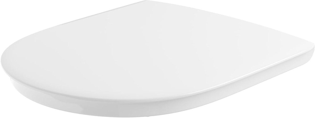 Toiletbril - WC-bril deksel - Hygiënisch Werken - Softclose functie - 45.9 x 36.9 cm - Wit