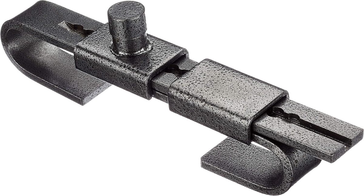 Thijox - Hangslot van Gehard Staal - Veiligheidslock, Robuust en Duurzaam, Ideaal voor Tuin, Schuur, Fietsen, Camping, 50mm - Zwart