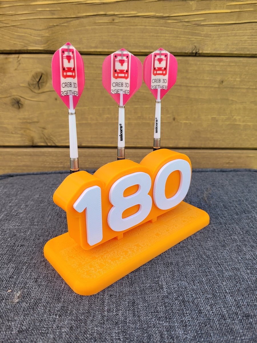 darthouder dartpijlen 180 oranje